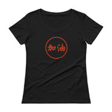 "JIA YOU" Orange Script - Women's Shirt